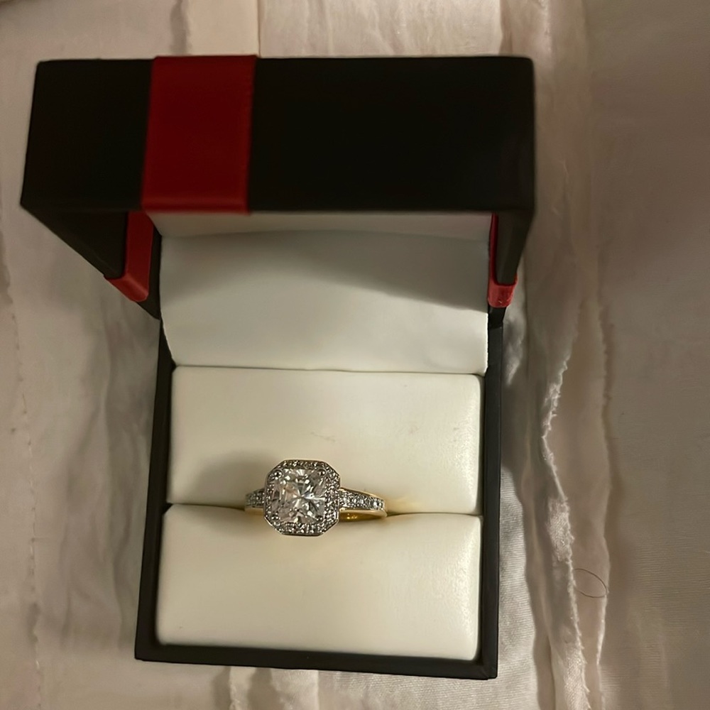 Gold plated ring